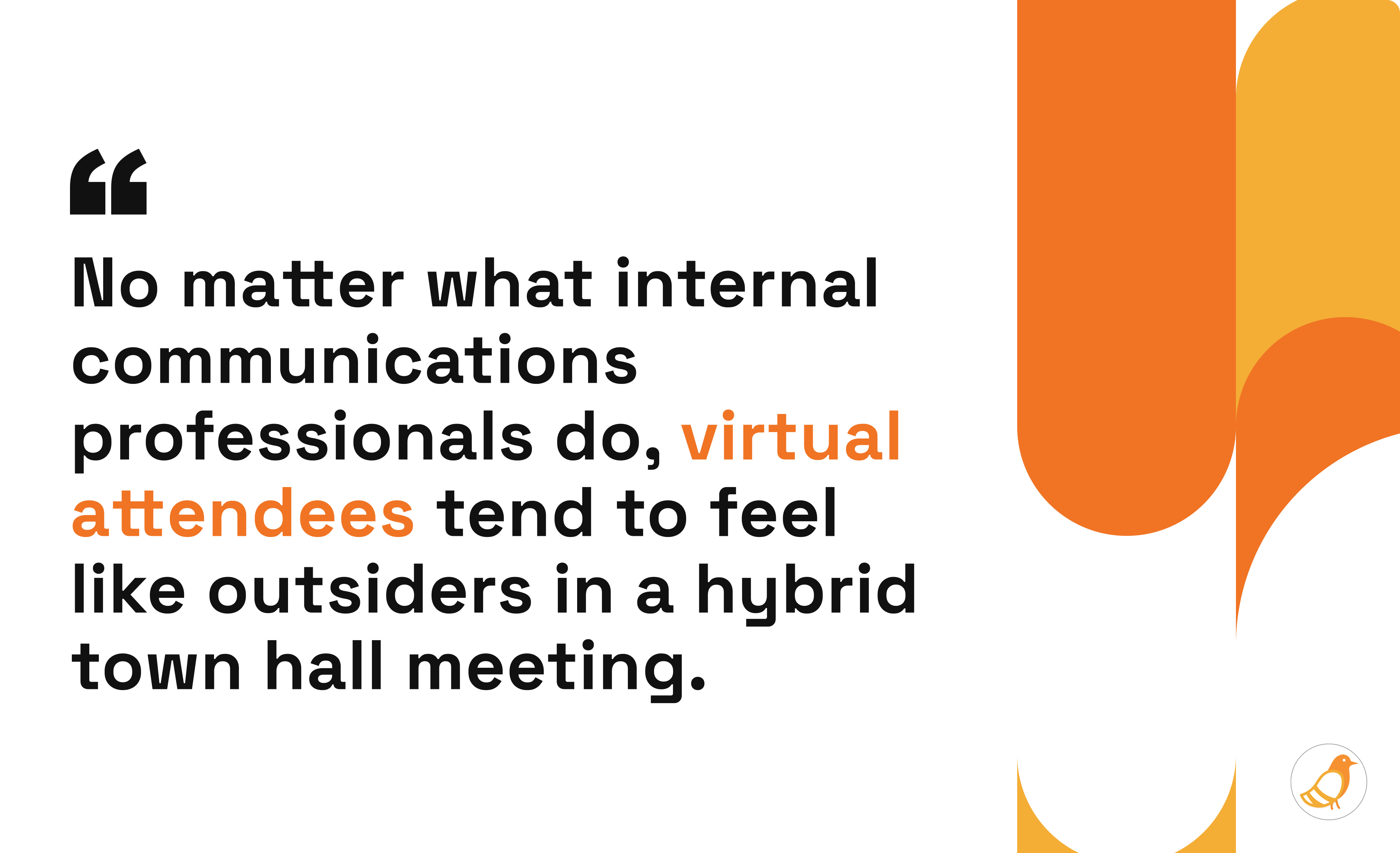 Image quote about virtual attendees