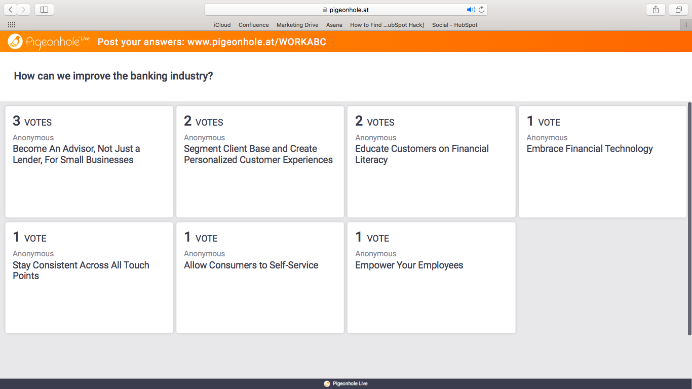 Pigeonhole's Open-ended Poll Screen